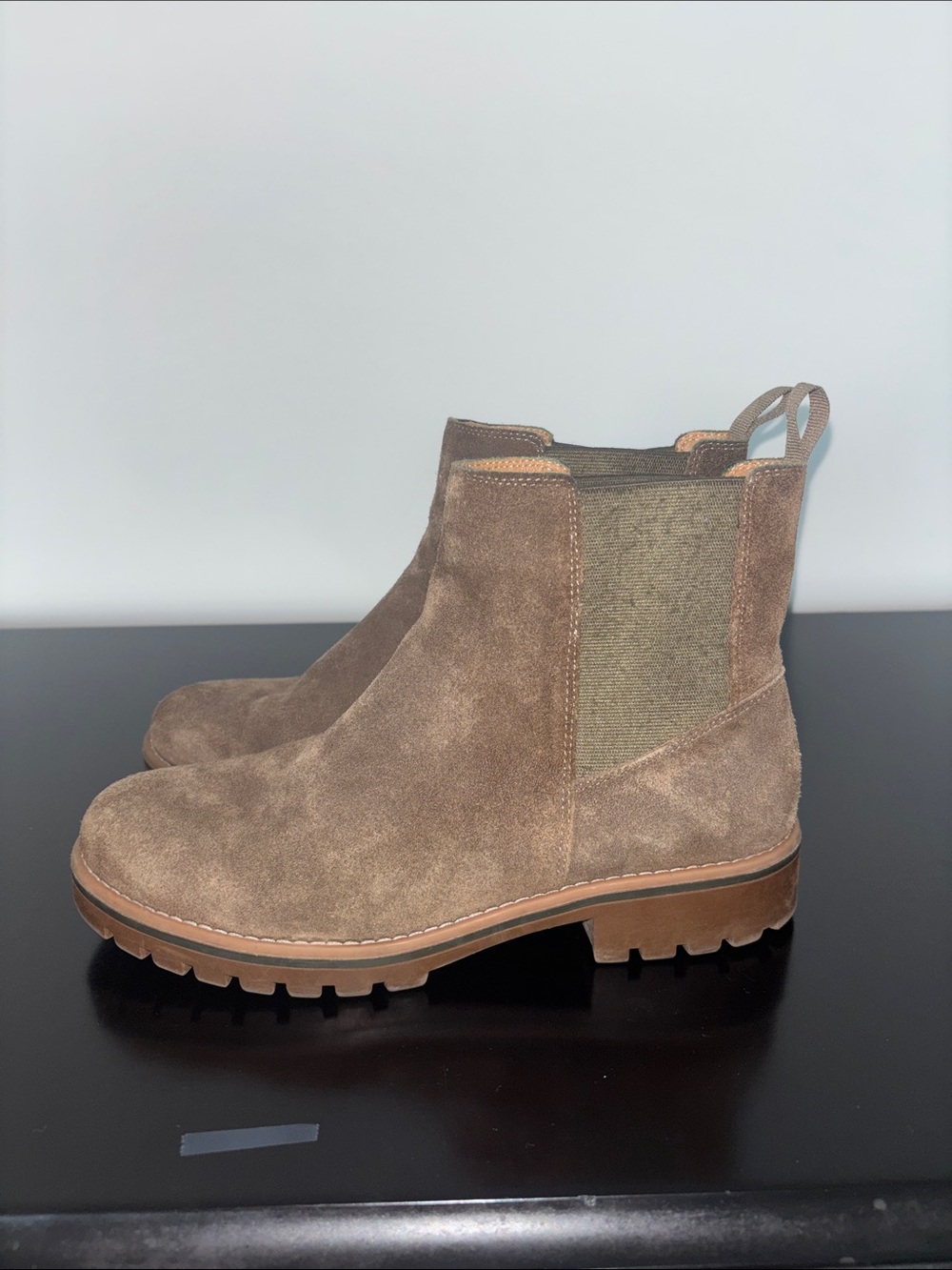 Brown booties